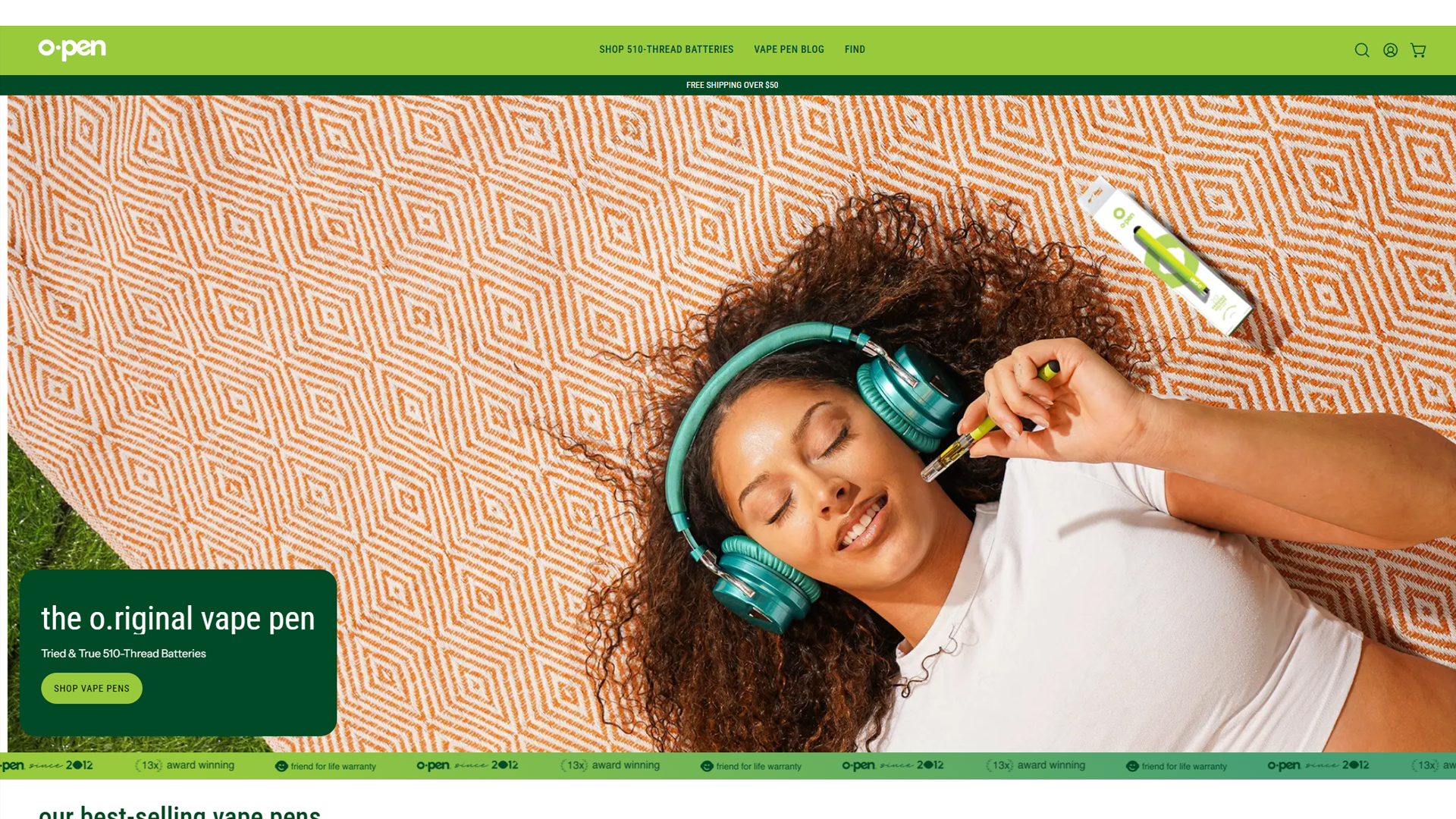 OpenVapeShop Website